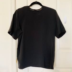 Karen Scott Black Blouse